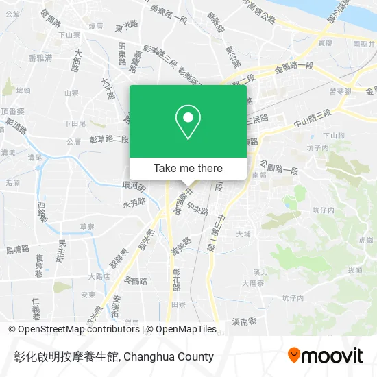 彰化啟明按摩養生館 map