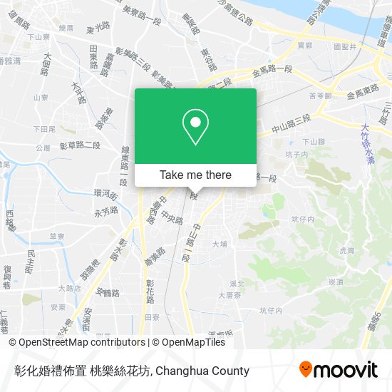彰化婚禮佈置 桃樂絲花坊地圖