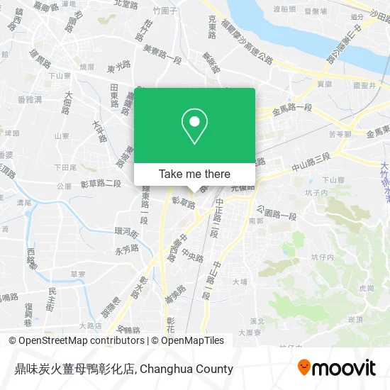 鼎味炭火薑母鴨彰化店 map
