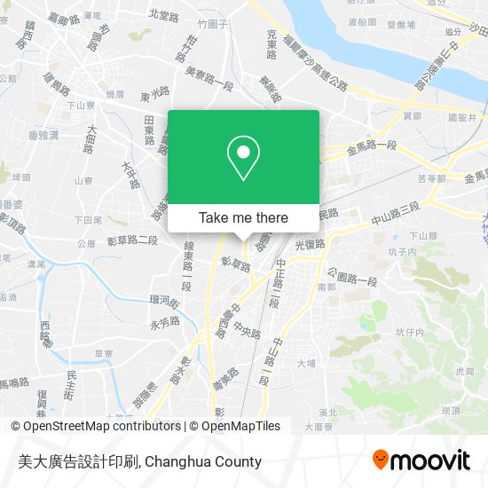 美大廣告設計印刷 map