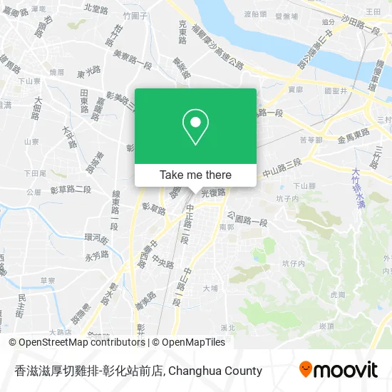 香滋滋厚切雞排-彰化站前店地圖