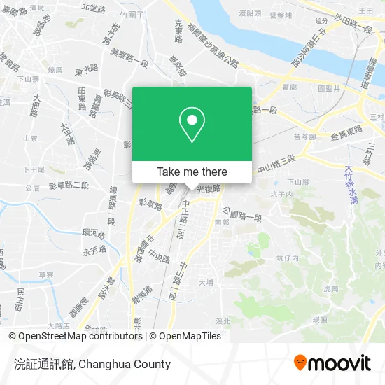浣証通訊館地圖