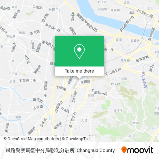 鐵路警察局臺中分局彰化分駐所 map