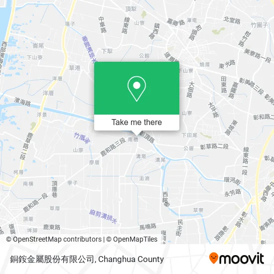 銅銨金屬股份有限公司地圖