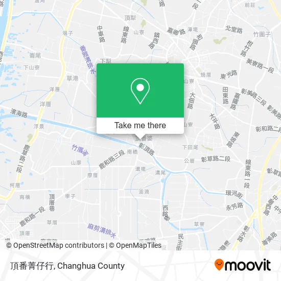 頂番菁仔行地圖
