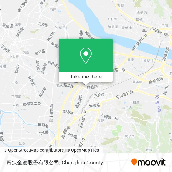 貫鈦金屬股份有限公司地圖