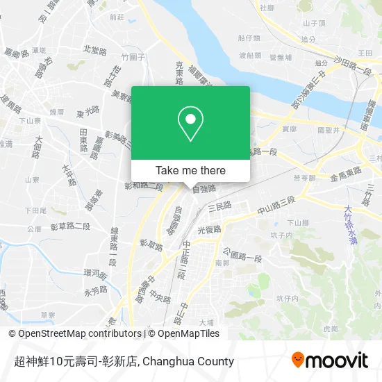 超神鮮10元壽司-彰新店 map