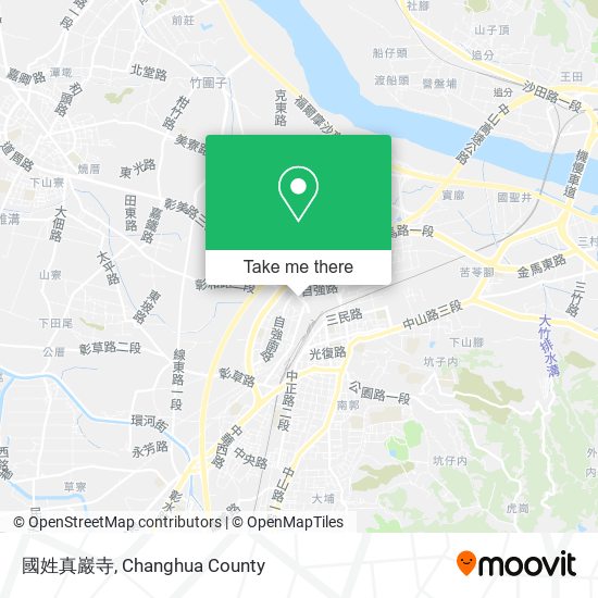 國姓真巖寺 map