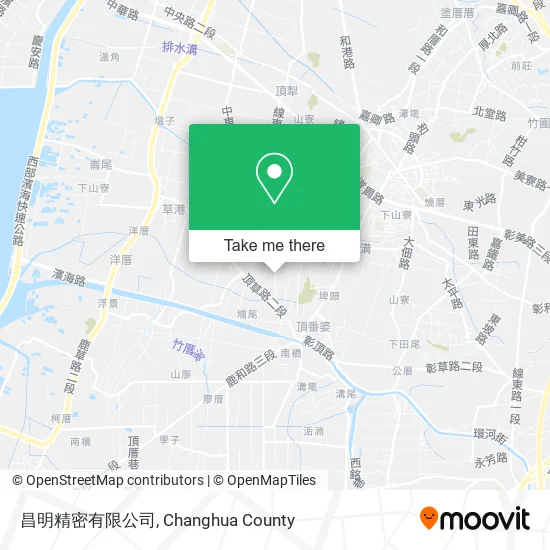 昌明精密有限公司 map