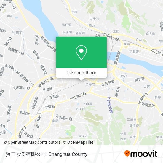 貿三股份有限公司 map