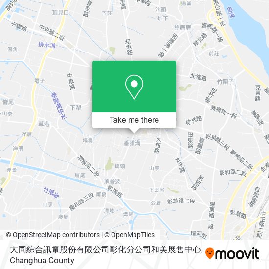 大同綜合訊電股份有限公司彰化分公司和美展售中心 map
