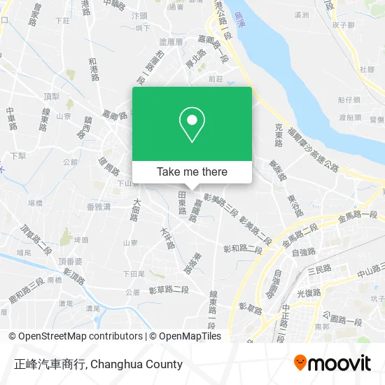 正峰汽車商行 map