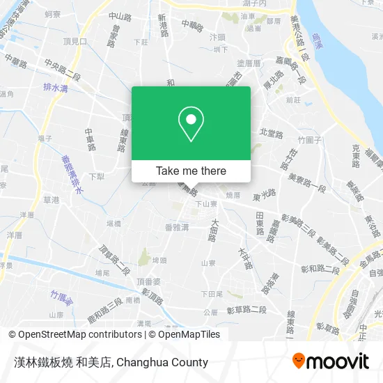 漢林鐵板燒 和美店 map