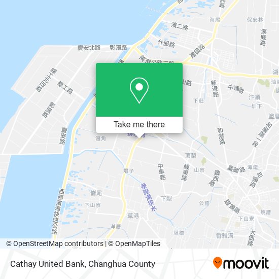 Cathay United Bank map
