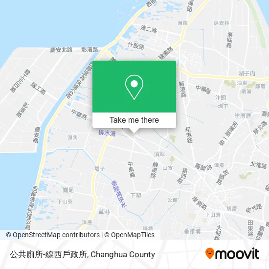 公共廁所-線西戶政所 map
