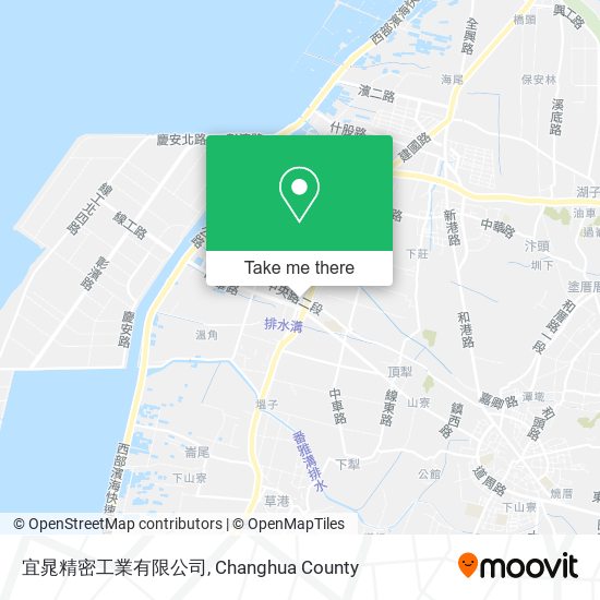 宜晁精密工業有限公司 map