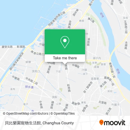 貝比樂園寵物生活館地圖