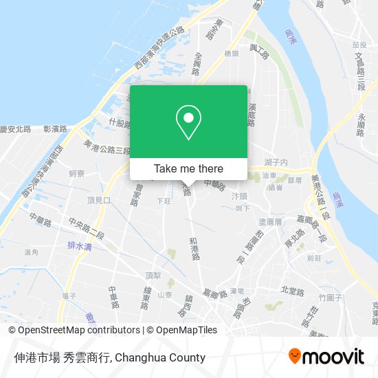 伸港市場 秀雲商行地圖