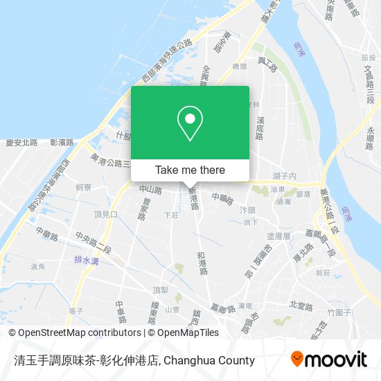 清玉手調原味茶-彰化伸港店 map