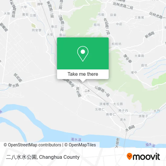 二八水水公園 map