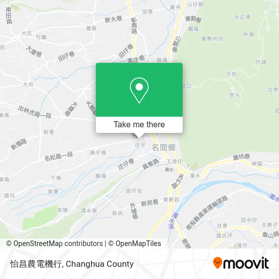 怡昌農電機行地圖