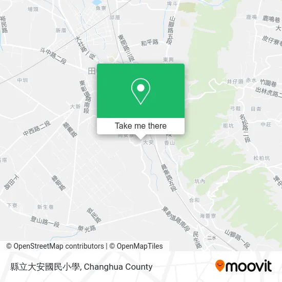 縣立大安國民小學地圖