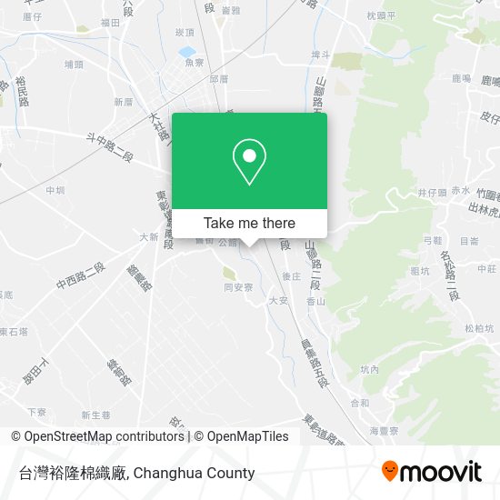 台灣裕隆棉織廠地圖