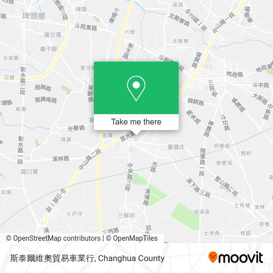 斯泰爾維奧貿易車業行地圖