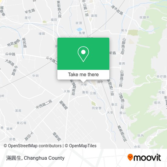 滿圓生 map