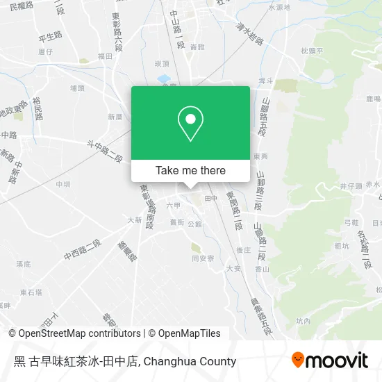 黑 古早味紅茶冰-田中店 map