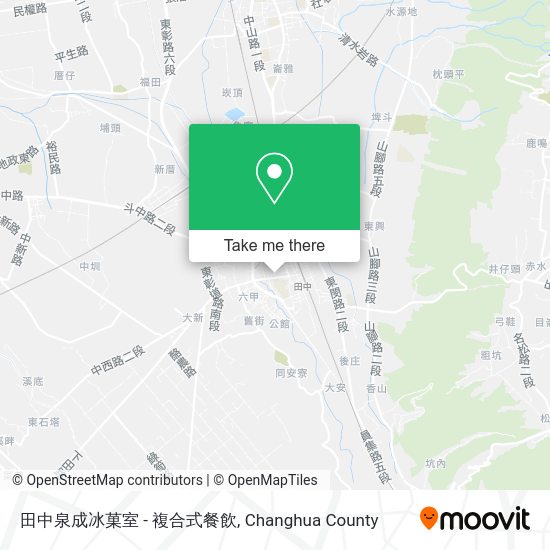 田中泉成冰菓室 - 複合式餐飲地圖