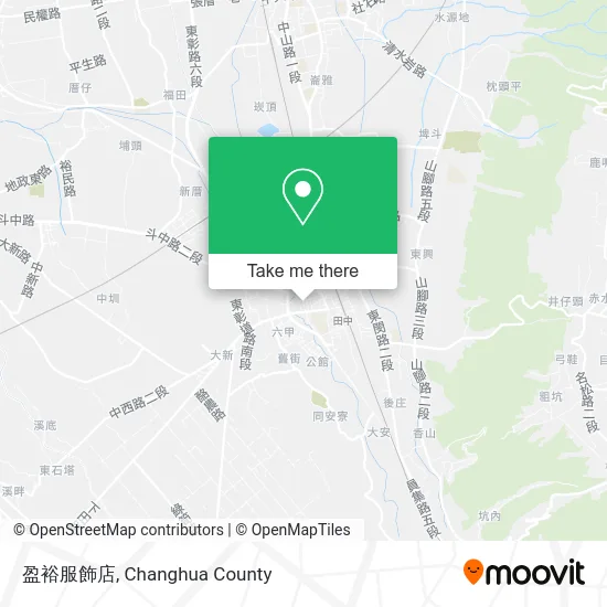 盈裕服飾店 map