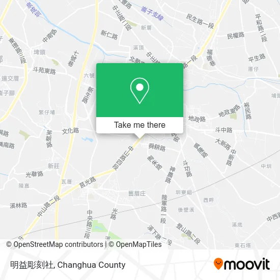 明益彫刻社地圖