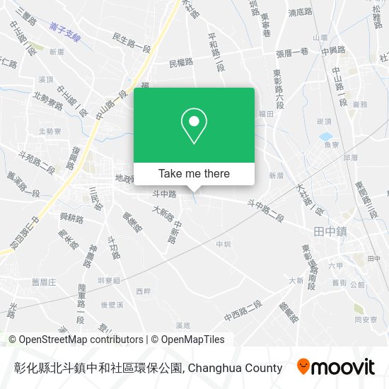 彰化縣北斗鎮中和社區環保公園 map