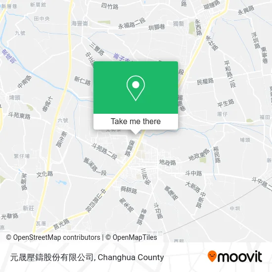 元晟壓鑄股份有限公司 map