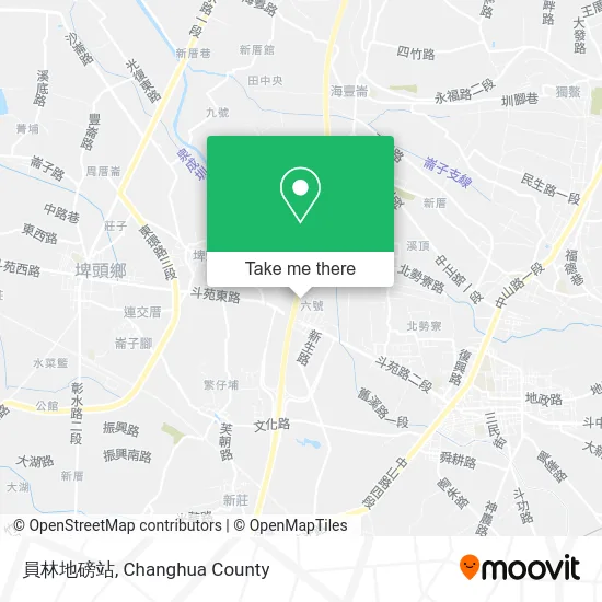 員林地磅站地圖