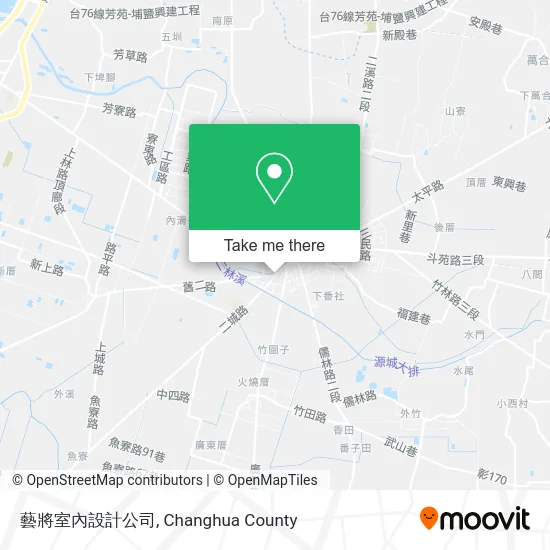 藝將室內設計公司 map