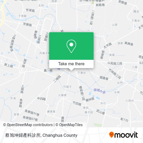 蔡旭坤婦產科診所地圖