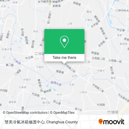 雙美冷氣冰箱修護中心地圖