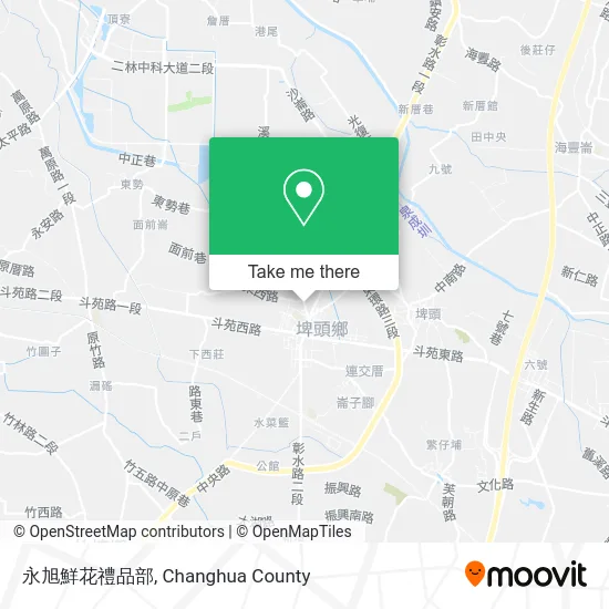 永旭鮮花禮品部地圖