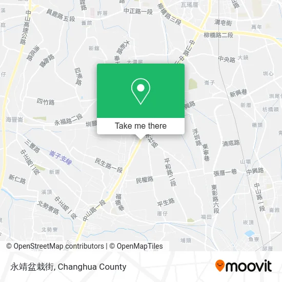 永靖盆栽街地圖