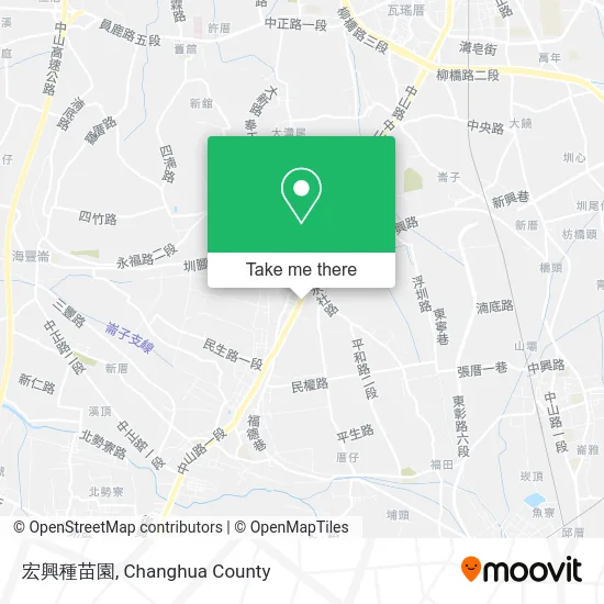 宏興種苗園地圖