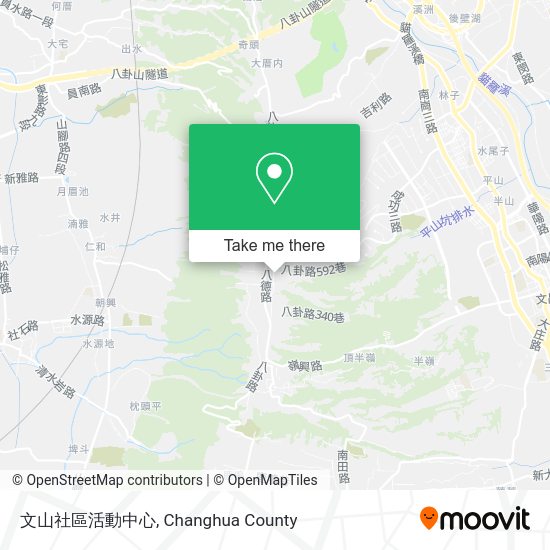 文山社區活動中心地圖