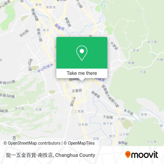 龍一五金百貨-南投店地圖