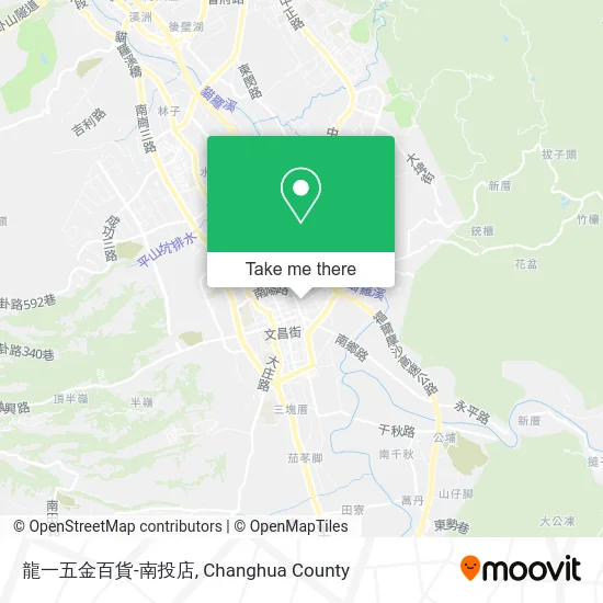 龍一五金百貨-南投店地圖