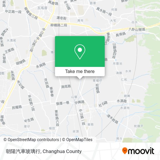 朝陽汽車玻璃行 map
