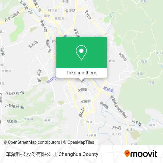 華聚科技股份有限公司地圖