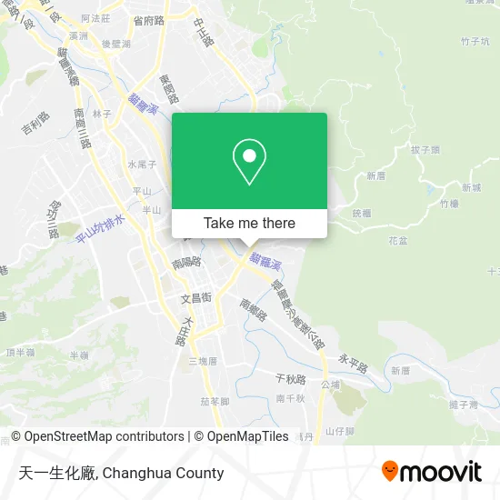 天一生化廠地圖