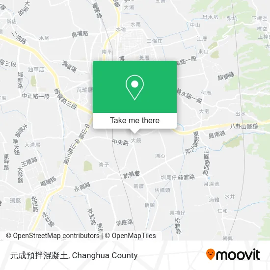 元成預拌混凝土 map