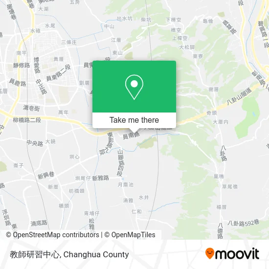 教師研習中心地圖
